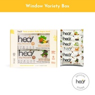 Heal Protein Variety Box- Whey Protein/ Vegan Protein (6 sachets) HALAL -  Meal Replacement Organic Protein Powder Pea Protein Plant Based Protein