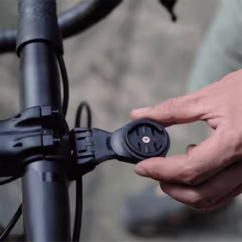 Bike Handlebar Stem Computer Mount Support for Garmin Bryton Wahoo Giant with Light Camera Bicycle M