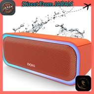 DOSS SoundBox Pro 20W Wireless Portable Bluetooth Speaker with Enhanced Bass, LED Lights, 20-Hour Pl