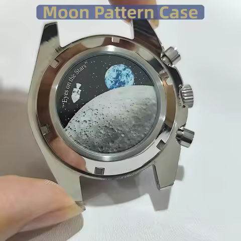 VK63 Case VK63 chronograph Case VK63 Moon Watch Case For Speed Master VK63 Case VK63 Moons Watch met