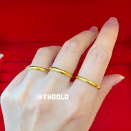 แหวนทอง1กรัม YHGOLD แหวนเกลี้ยง ทองคำแท้96.5%