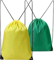 WFX Drawstring Gym Bag, 2 Pack and 1 String Bag, PE Backpack for Men and Women, Trainer, Swimming Ba
