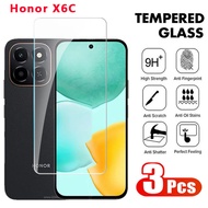 Tempered Glass Screen Protector For Honor X6 C 4G 5G 2025 Full Cover Transparent Glass film For Hono