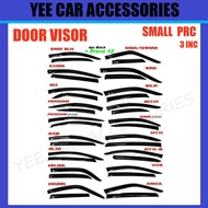 Air Press Window Door Visor small Move Sun Visor Move Style Perodua Axia Bezza Viva Myvi Kancil Keli