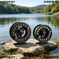 HANIRAY Fly Reel Combo, Large Arbor Aluminum Fly Fishing Reel, Smooth WF Floating Fly Line Backing L