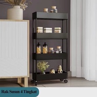 4-tier Trolley Rack/Kitchen Shelf/Multipurpose Shelf