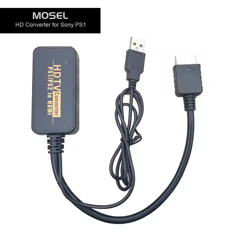 HD adapter for Sony PS1 PS2 HDMI supports 5V USB for more stable power supply