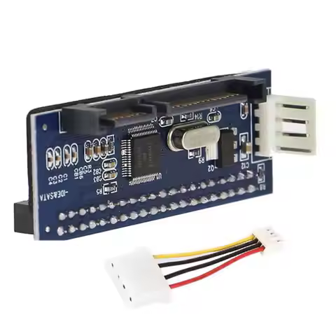 Quality IDE Female To SATA 7 3.5 HDD IDE/PATA To SATA 40-Pin PATA TO SATA Card Converter Card