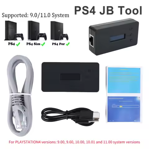 One-Key JB Tool Mod Kit Modification Kit with Ethernet Type-C Cable Game Accessories for PLAYSTATION