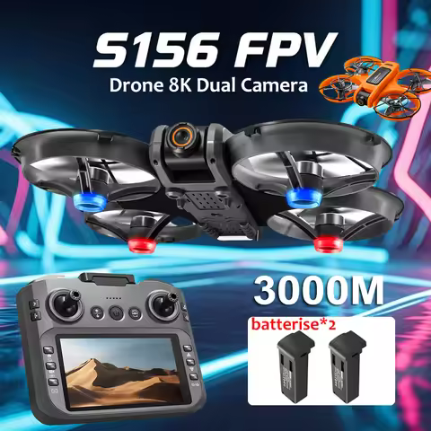 S156 Drone Professional 4K HD Dual ESC Camera FPV WIFI RC Dron Brushless Motor with Optical Flow Pos