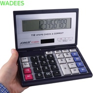 WADEES Folding Flip Calculator, Foldable 12 Digits Solar Calculator, Durable Portable Multifunctiona