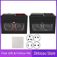 Dkkioau Watch Winder 2  Microfiber Leather Automatic for Watches