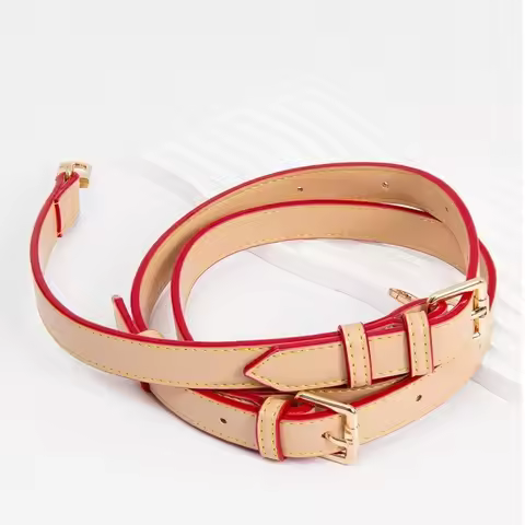 1.2cm Wide PU Leather Bag Straps for LV Speedy 20 25 30 Adjustable Shoulder Straps Punch-free Crossb
