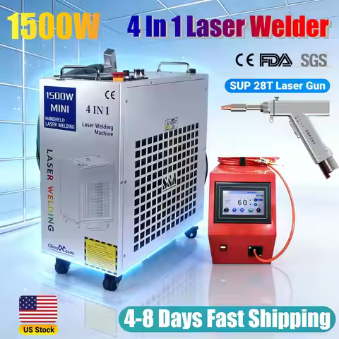 BWT 4 IN 1 1500W Fiber Laser Welding Cutting Cleaning Machine Upgrade SUP 28T Handheld Laser Welder 