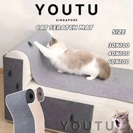 Cat Scratcher Cat Scratch Mat Trimmable Self-Adhesive Cat Scratch Mat Cat Carpet Replacement For Cat