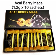 Acai Berry Acai Berry Powder Maca Powder (1.2g x 10 Sachets