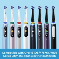 Oral-B iO Electric Toothbrush Replacement Heads Compatible with Oral-B iO Series 3/4/5/6/7/8/9/10 Electric Toothbrush Replacement Heads 4 Pcs iO Toothbrush Replacement Heads Oral-B iO Ultimate Clean Toothbrush Heads, Pack of 4 Counts Oral Care