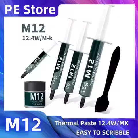 EP Thermal Paste Performance Thermal Conductive Grease Paste 12.4 W/MK 1/4/8/15/30g For Game PC PS5 