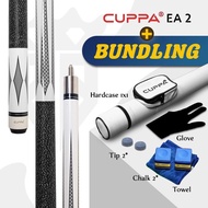 Cuppa Model EA Billiard Play Cue Stick Pink - Premium Bundling Package