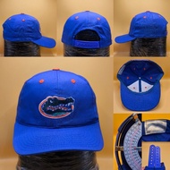 Florida Gator's Super Hot Gators Snapback Hat Blue With Orange Trim Tightly Crocodile Embroidery Str