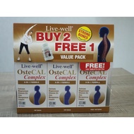 LIVE-WELL OSTECAL COMPLEX 6-IN-1 FORMULA