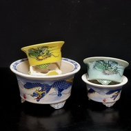 bonsai pot dragon pot bonsai jdz  naga 龙花盆