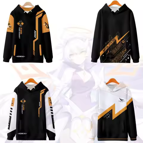 Honkai Impact 3 Kiana Kaslana Cosplay Hoodie Women Men Harajuku Sweatshirt Streetwear Hip Hop Pullov