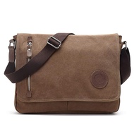 Unisex Messenger Bag Casual Canvas Bag Shoulder Sling Bag Satchel Messenger Bag for Men Work Office