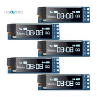 5 Pieces I2C Display Module 0.91 Inch I2C OLED Display Module I2C OLED Screen Driver DC 3.3V-5V