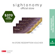 [sightonomy] $370 Voucher For 4 Boxes of Alcon Dailies Total 1 Multifocal Daily Disposable Contact Lenses