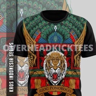 New Produk Kaos Indo E19 Overheadkick Tees Kaos Cuture Budaya Indonesia Barong Bali Pria Motif Wayan