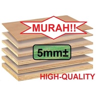 5mm Plywood Papan Kayu Timber Panel Wood Board Sheet DIY 5mm