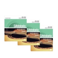 Daddario สายกีตาร์โปร่ง 3 ชุด รุ่น EZ-920