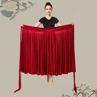 Tibetan Dance Practice Skirt Skirt Mongolia Wanjiang One-Piece Wrapping Skirt Minority Ethnic Practi