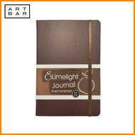 ∛ ➜ ▣ Limelight Notebook Padded GT Ruled Brown Hardbound - Art Bar