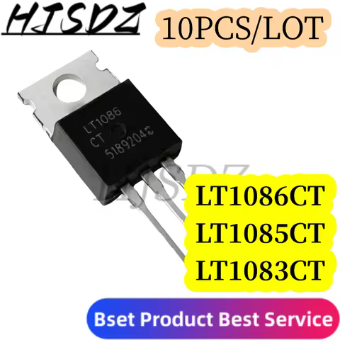 10pcs LT1085CT TO-220 LT1085 TO220 1085CT LT1083CT LT1083 1083CT LT1086CT LT1086 regulator new origi