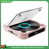 [in ]Portable CD Player Bluetooth Speaker, Wall Mountable CD Music Player with FM Radio -Pink