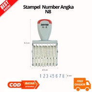 [JIB] CASH ON DELIVERY 8-Digit Number Stamp N8 Number N-8