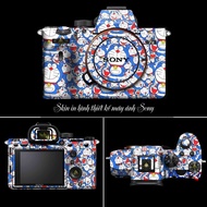 Doremon Sony A7/A72/A7R3/A7R4/A7R5/A1/A9 3M Skin Sticker | Sharp Uv Print, Detailed Standard CNC Cut