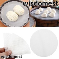WISDOMEST Silicone Mat White Eco-friendly Non-Stick Dim Sum Paper