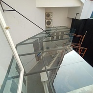 kanopi kaca laminated