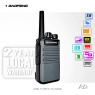 BAOFENG Portable Mini Two-Way Radio - Gray (4W) BF-V8A
