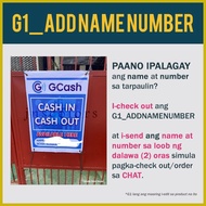 ◫ ◳ ⚽︎ GCash Cash In Cash Out and Load Tindahan Business Tarpaulin Signage