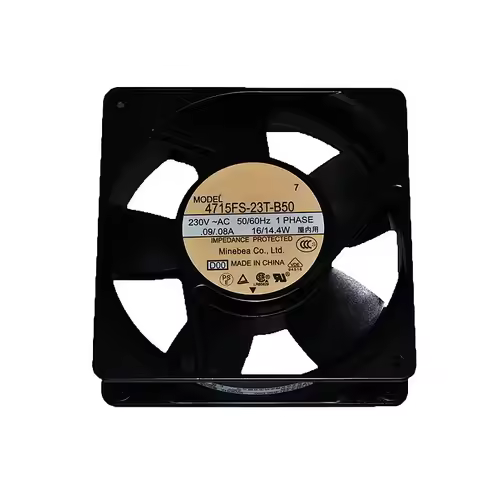 4715FS-23T-B50 120X120X38mm 230V AC 119*119*38MM 110CFM 3100RPM Metal Shell Inverter Axial Cooling F
