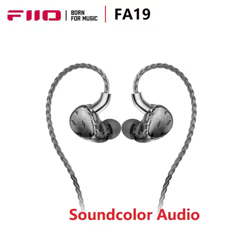 FiiO FA19 10 Knowles Balanced Armature In-Ear Earphone with MMCX Interchangeable 3.5mm/4.4mm