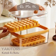RUMAHI - YAKITORI Smart Ice Cube Mold Automatic Container Ice Tray Machnis Ice Level Mold Easy Pract