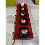 CUSTOM MULTIPURPOSE STOVE IN VARIOUS COLORS 1 BURNER, 2 BURNER, 3 BURNER, 4 BURNER, 5 BURNER, 6 BURN