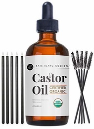 ▶$1 Shop Coupon◀  Castor Oil (4oz), USDA Certified Organic, 100% Pure, Cold Pressed, Hexane Free by