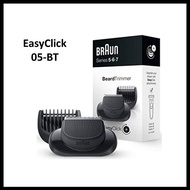 [BRAUN] EasyClick Beard Trimmer Attachment for Series 5, 6 and 7 Electric Razors, Compatible with El