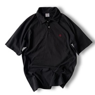 BROOKS BROTHERS/Shot sleeve polo shirt black